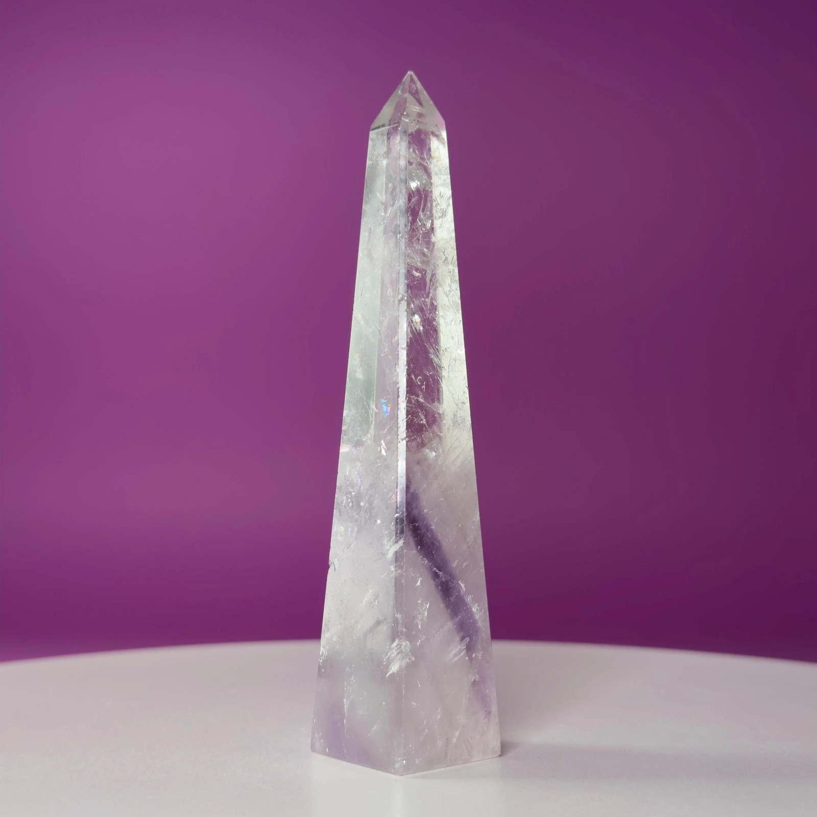 Amethyst Obelisk 118g Natural Crystal Tower Purple Amethyst Point