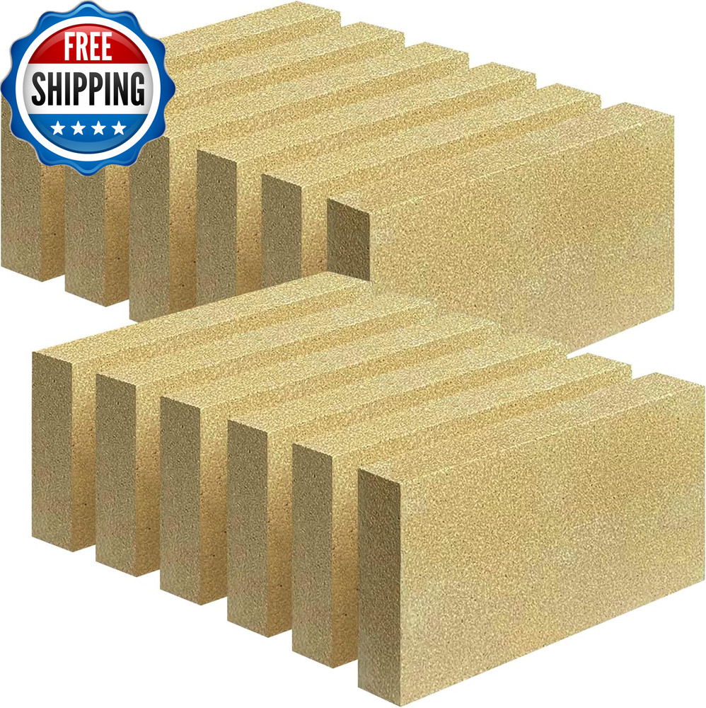 Fire Bricks Firebrick High Temperature Insulated Firebricks for Wood Stoves...