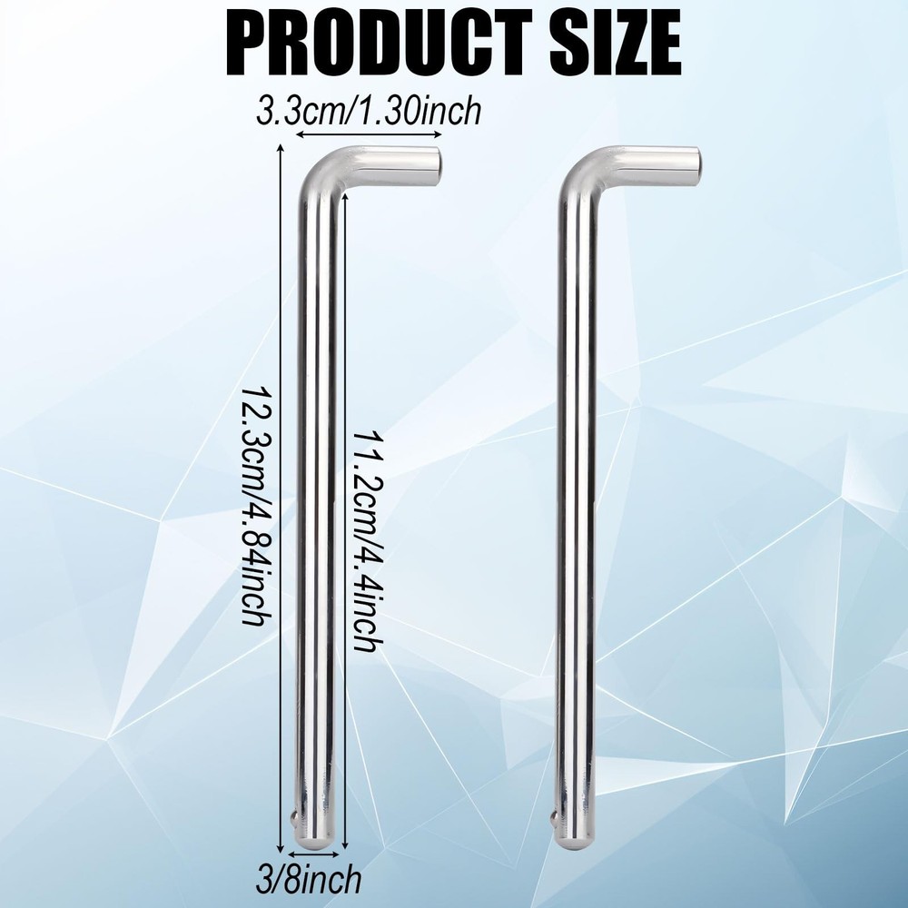 1pcs L-Type Weight Stack Pin, 3/8in Diameter 4.4in Locking Space Weight Stack...