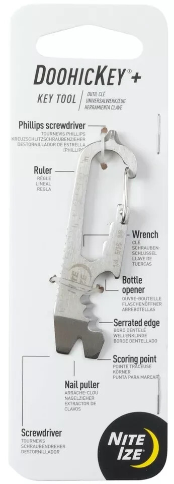Nite Ize DoohicKey+ Stainless Steel Key Tool