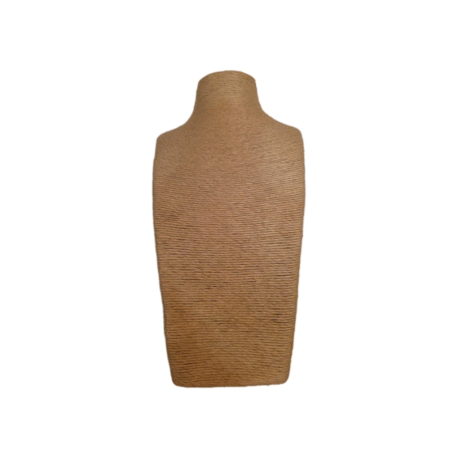 Tan Twine Necklace Display Stand Fashion Necklace Display 14" Tall