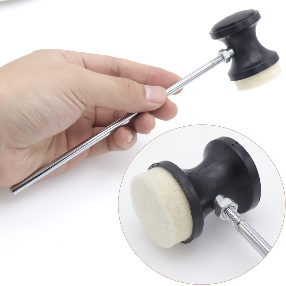 Bass Drum Pedal Beater Double Kick Drum Replacement 2 Pack