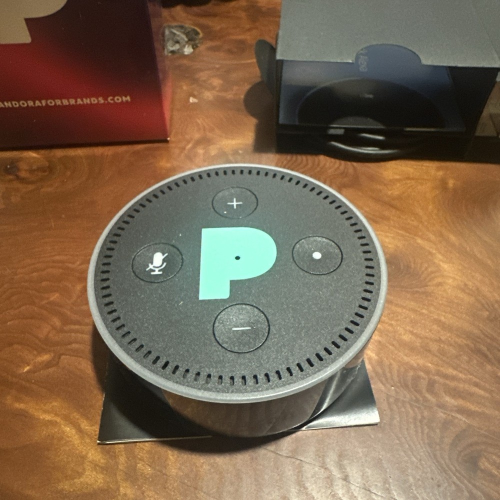 Amazon Echo Dot (2nd Generation) Smart Speaker w/ Alexa - Pandora, Black - NEW