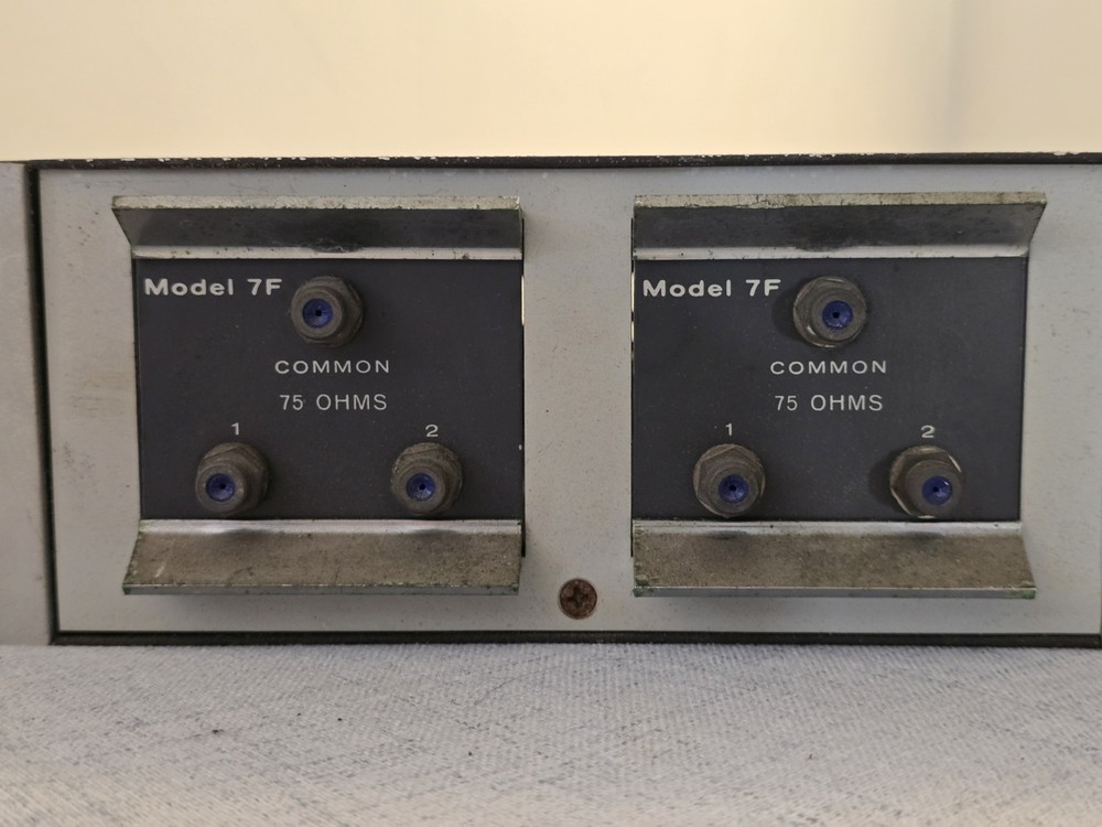 Jerrold TC-2 Coaxial Switch with 7F Modules – Vintage Broadcast / CATV Equipment