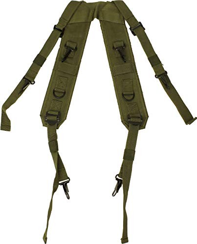 H-Style Suspenders Military Combat Ready LC-1 Load-Bearing Harness Olive Drab