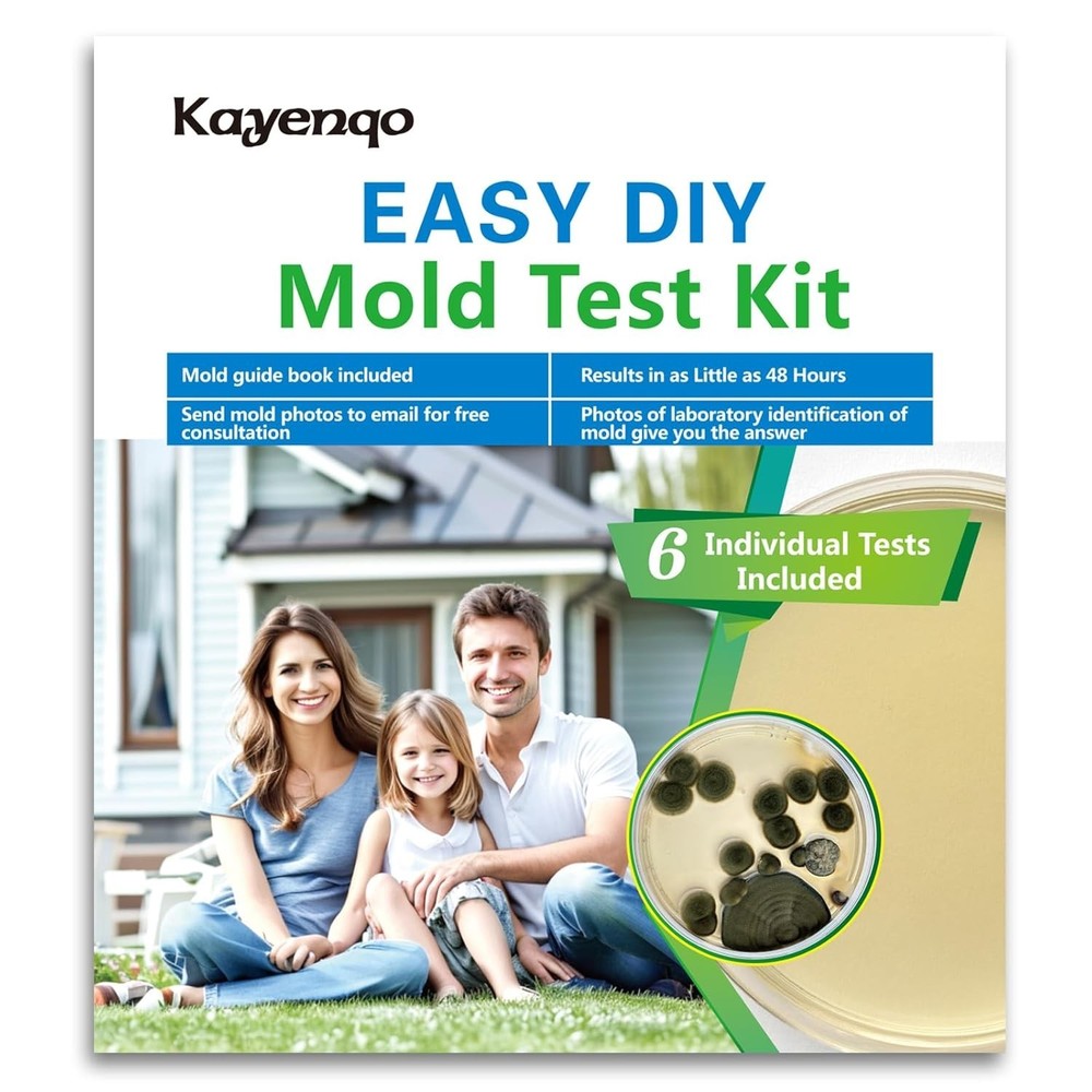 Comprehensive Mold Kit for Home - 6 Tests, Removal Guide & Accessories