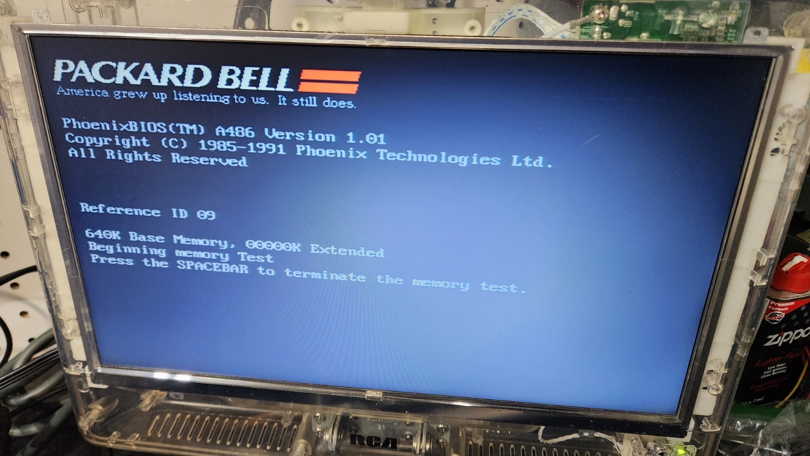 Vintage Packard Bell Executive 486SXES MODEL PB 23 Desktop Computer TESTED WORKS