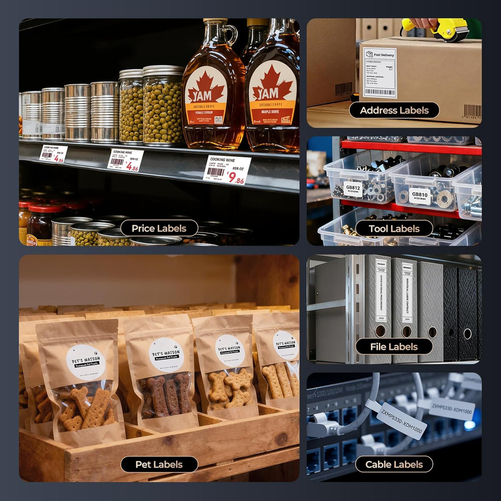 B1 Pro Label Maker, 300DPI HD Label Printer, Ideal for Photos,Stores,Notes,Study