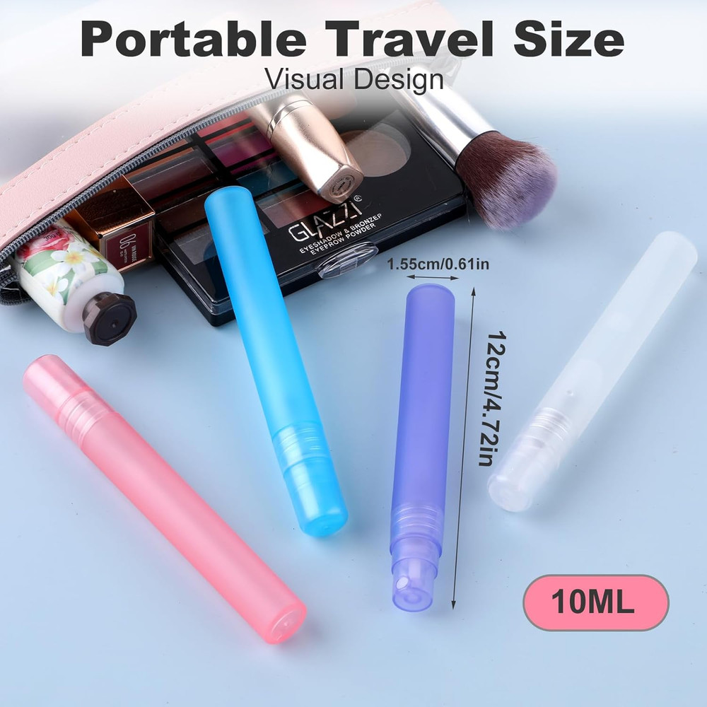 Mini Portable Spray Bottles, Refillable Perfume Bottle Travel Size Small Empty S