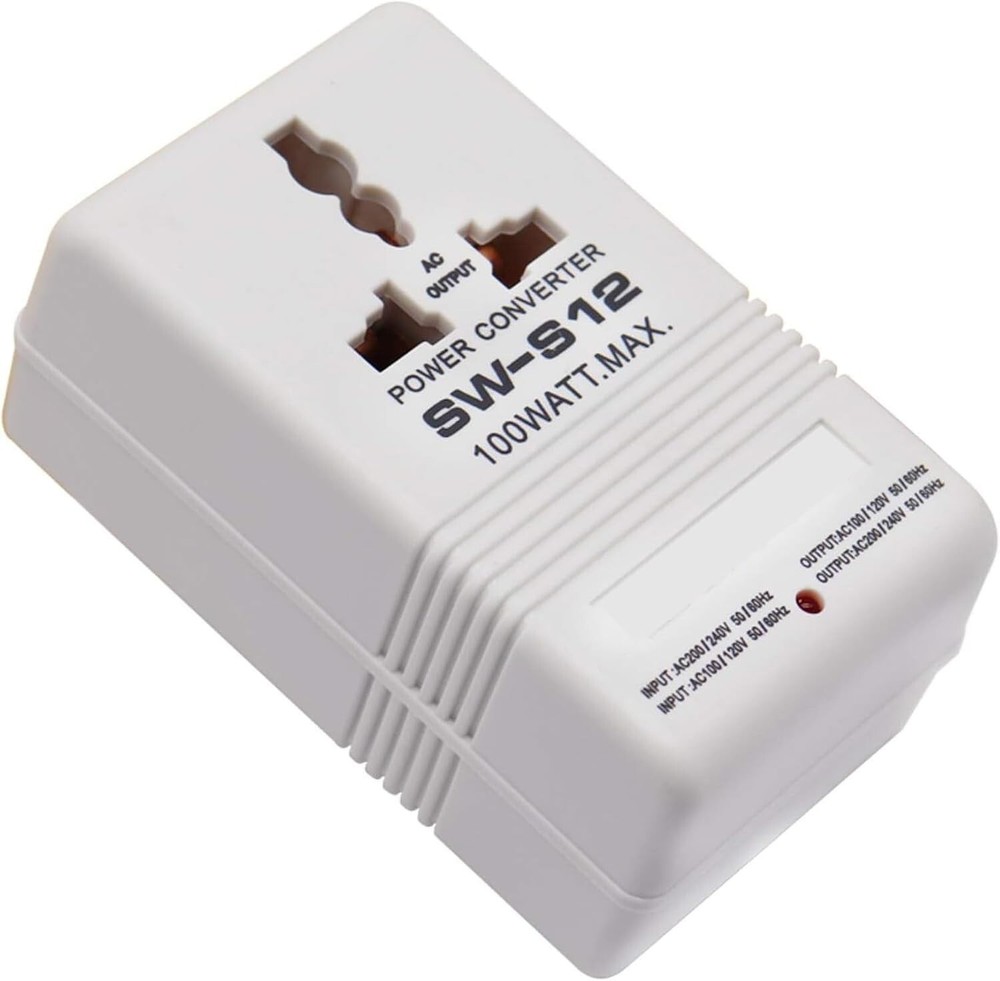 100W Voltage Converter Travel Adapter Power Step-Up & Down Transformer CN Plug