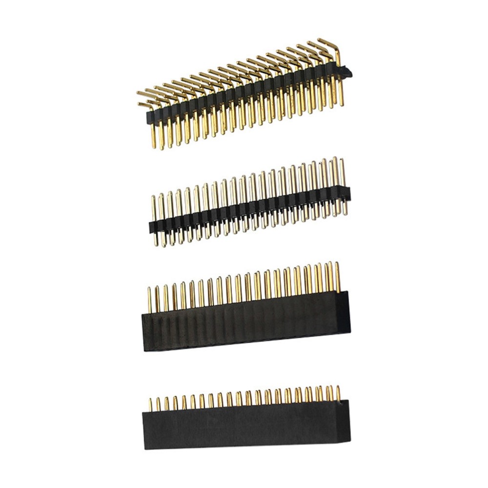 4x 2x20 PIN Socket Dual Male Header Pin Connector for Raspberry Pi Zero/Zero W l