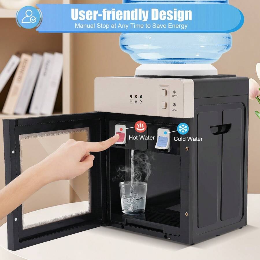 5 Gallon Top Loading Water Cooler Dispenser, 110V 3 Temperature Settings