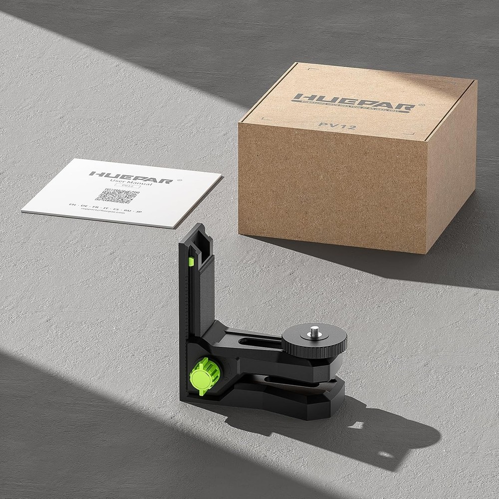 Fine-adjustment bracket for line-point laser level, magnetic rotating base