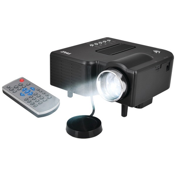 New Pyle PRJG48 Mini Compact Pocket Projector, 1080p Support, USB/SD Card Reader