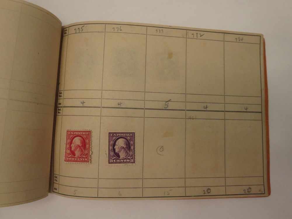 Vintage Washington State Philatelic Society Sales Book Stamp Album
