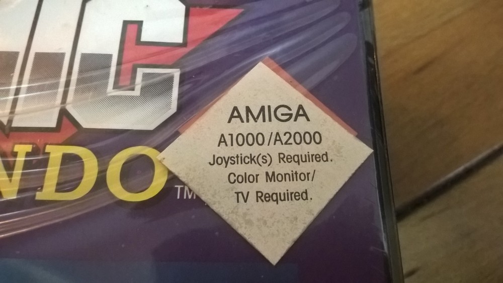 Bionic Commando For Commodore Amiga, NEW FACTORY SEALED, Capcom