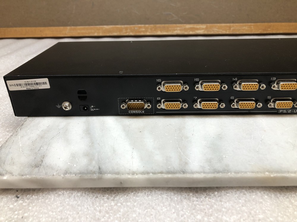 ATEN Master Viewmax CS1316 PS/2-USB KVM 16 Port Switch RESET / TESTED