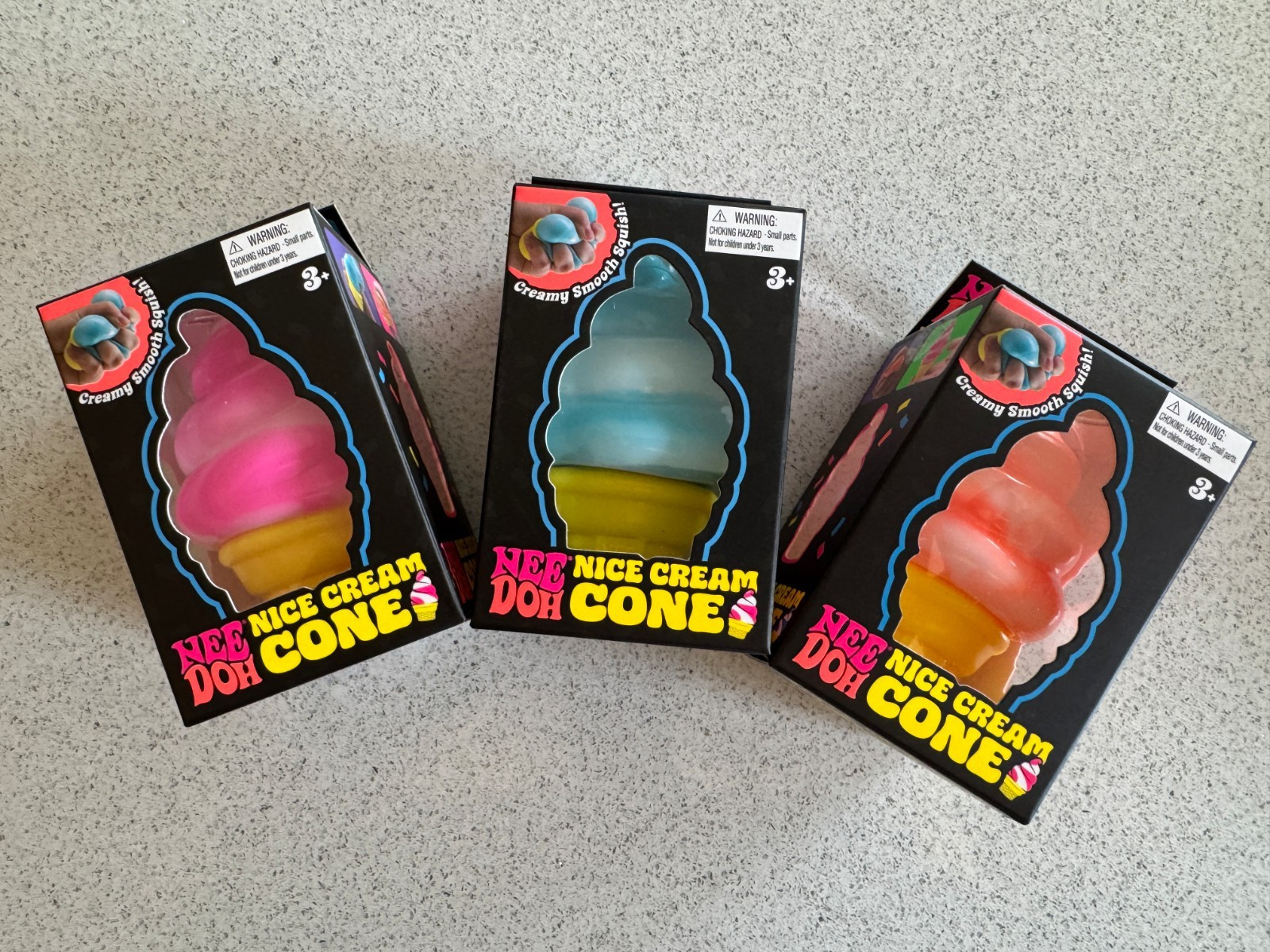 Schylling NeeDoh Nice Cream Cone Viral TikTok Fidget Stress Toy Pick Your Color