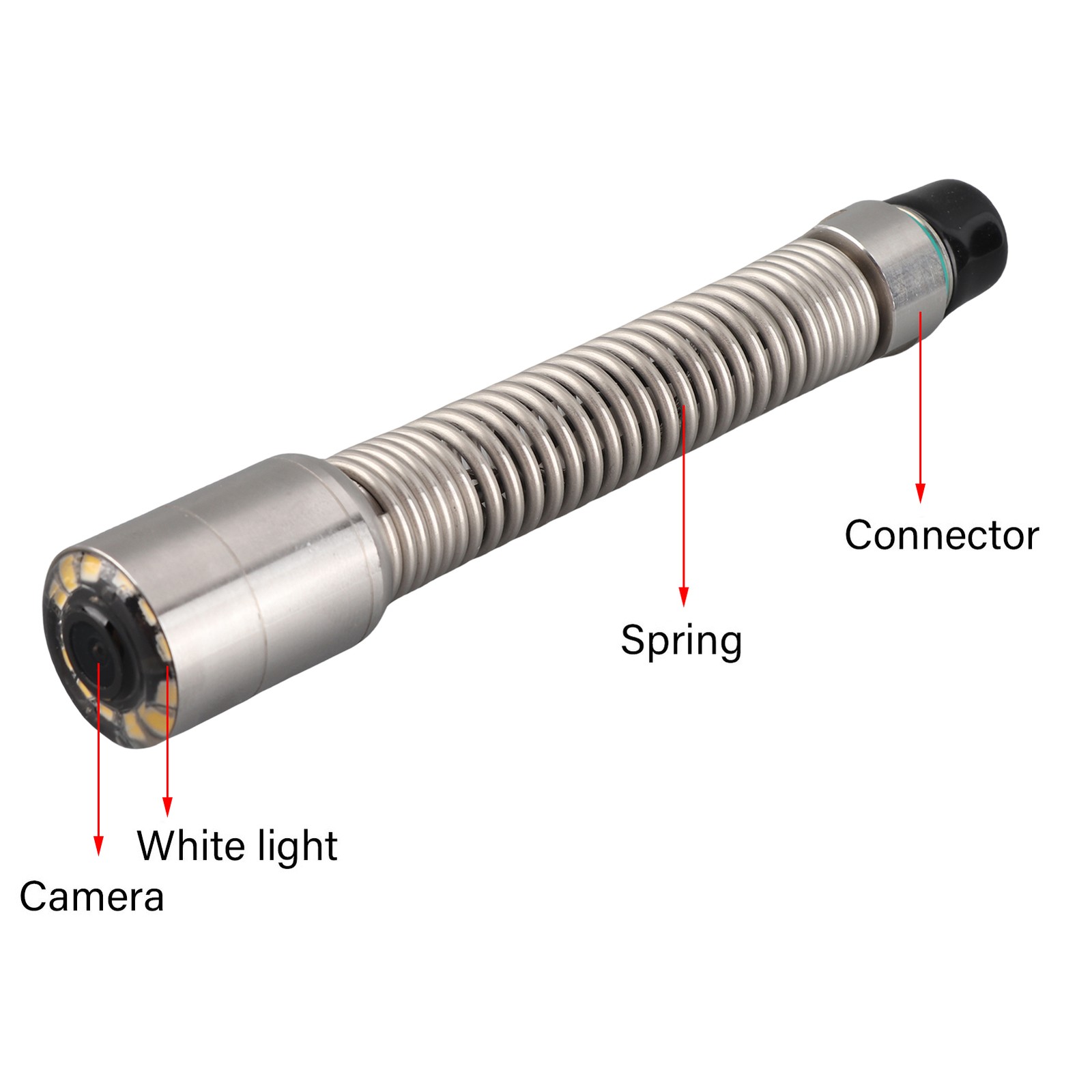 23mm Sewer Inspection Camera Head Professional IP68 Water Resistant 15mm Thread