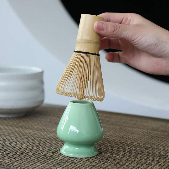 Bamboo Whisk with Holder Matcha Tea Ceremony Set
