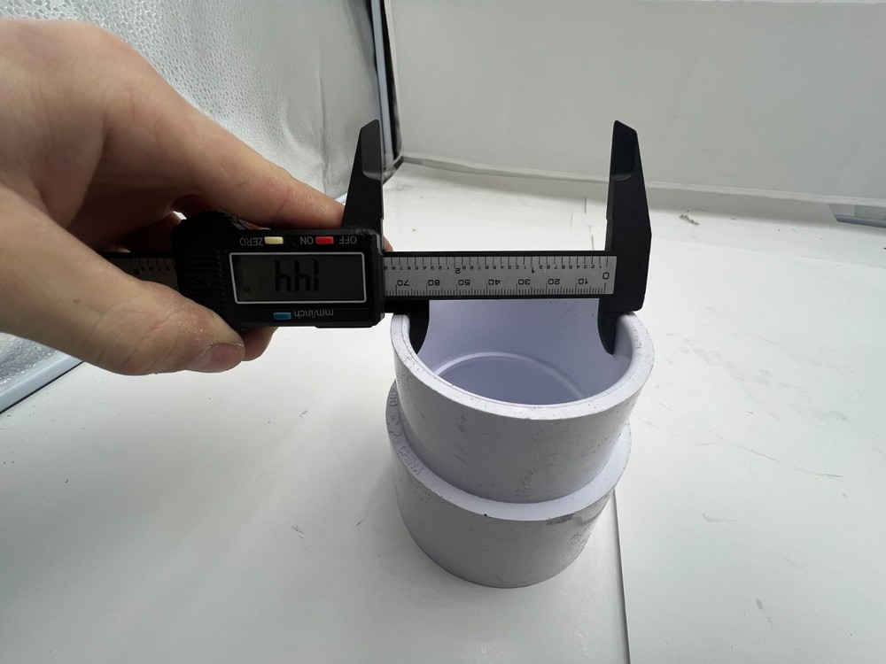 21182-250 CMP 2-1/2In Fitting Extender, 2-1/2In Socket White