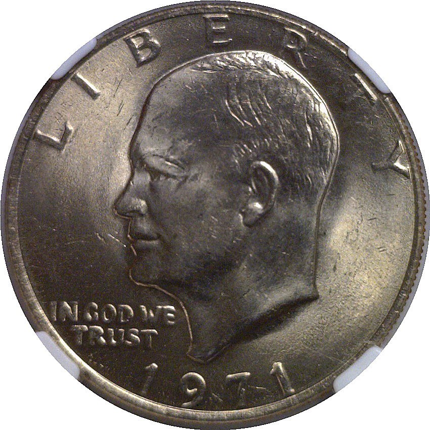 1971 Eisenhower Dollar NGC MS-66