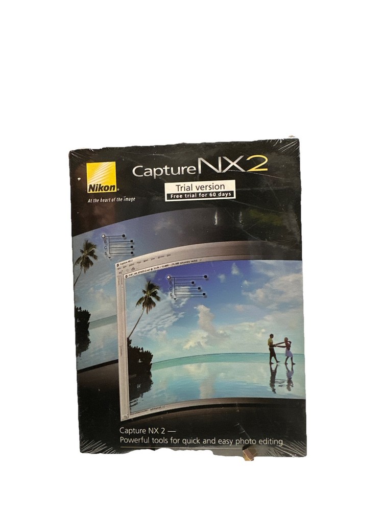 Nikon Capture NX 2 Camara Software CD Trial Version  Windows & Mac Computer