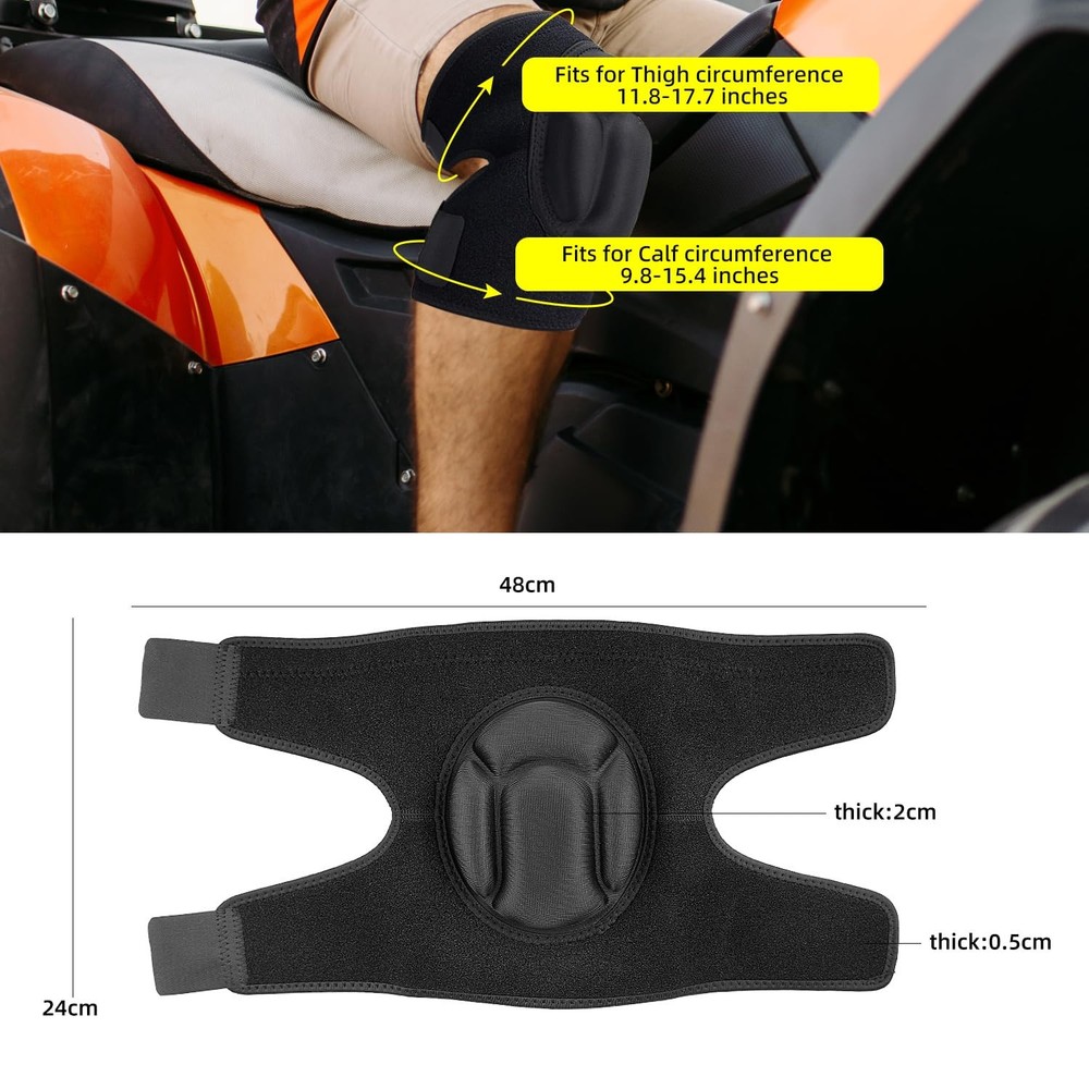 Anti-collision Knee Pads, Adjustable Knee Support Patellar Fixation Protectio...