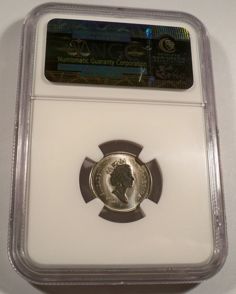 2002-P CANADA NGC SP69 DIME 10c REVERSE PROOF TYPE SPECIMEN MS 69