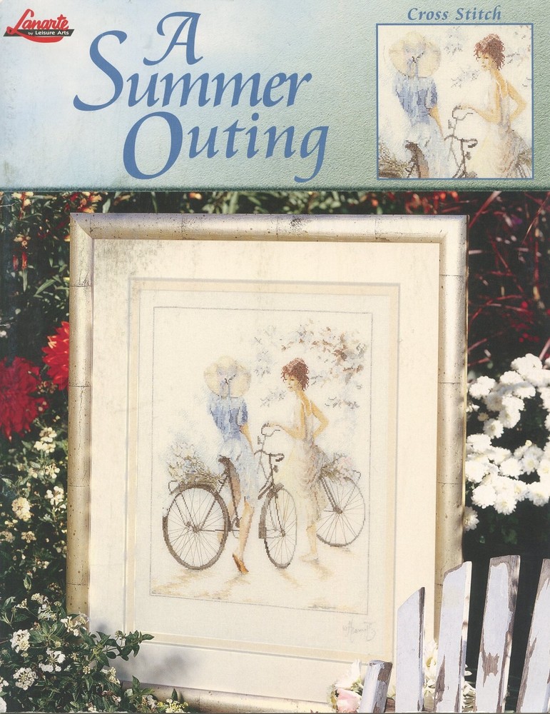 Leisure Arts Counted Cross Stitch A Summer Outing Pattern