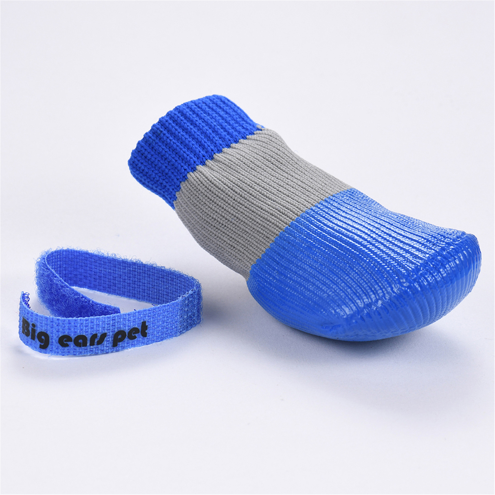 Outdoors Indoor Dog Socks Soft Rubber Anti-slip Dog Shoes Waterproof Strapped
