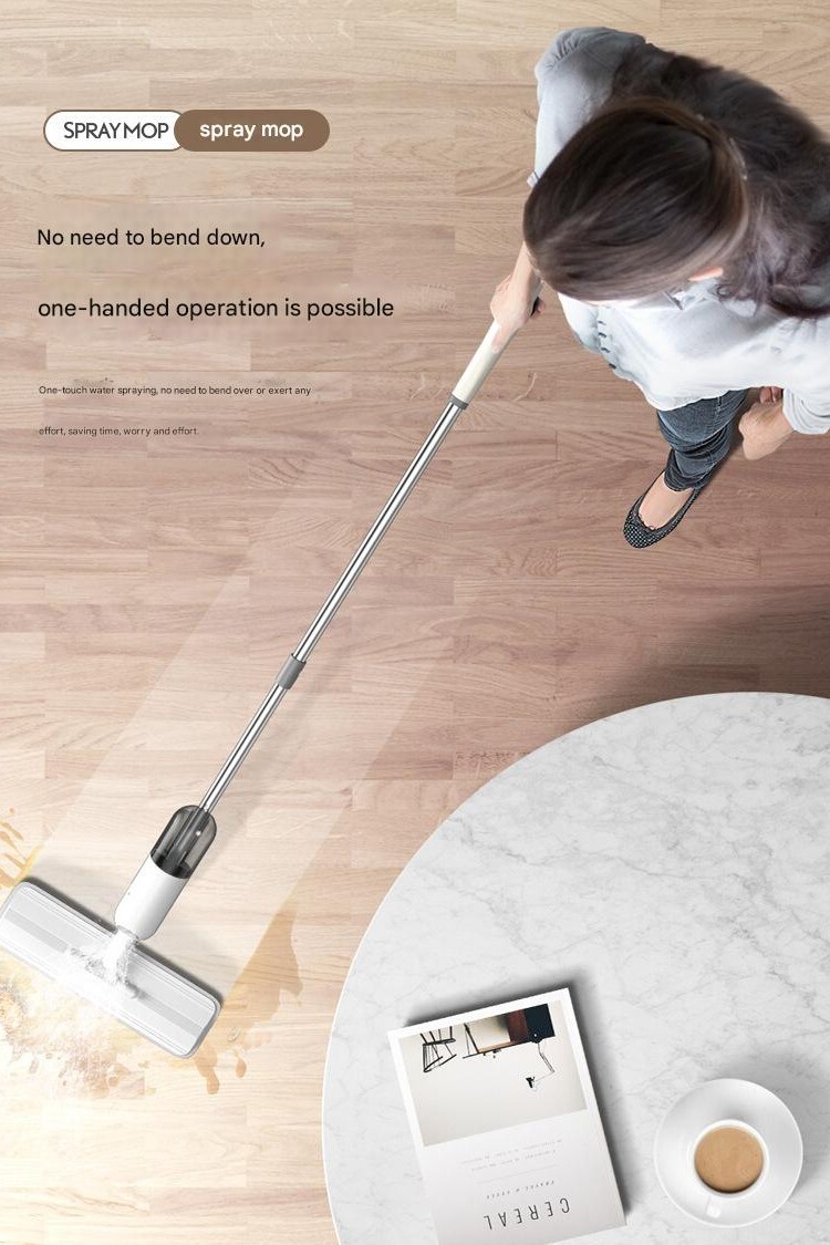 Spray Mops for Floor Cleaning with 5 Washable Pads, Wet Dry Microfiber Mop Home