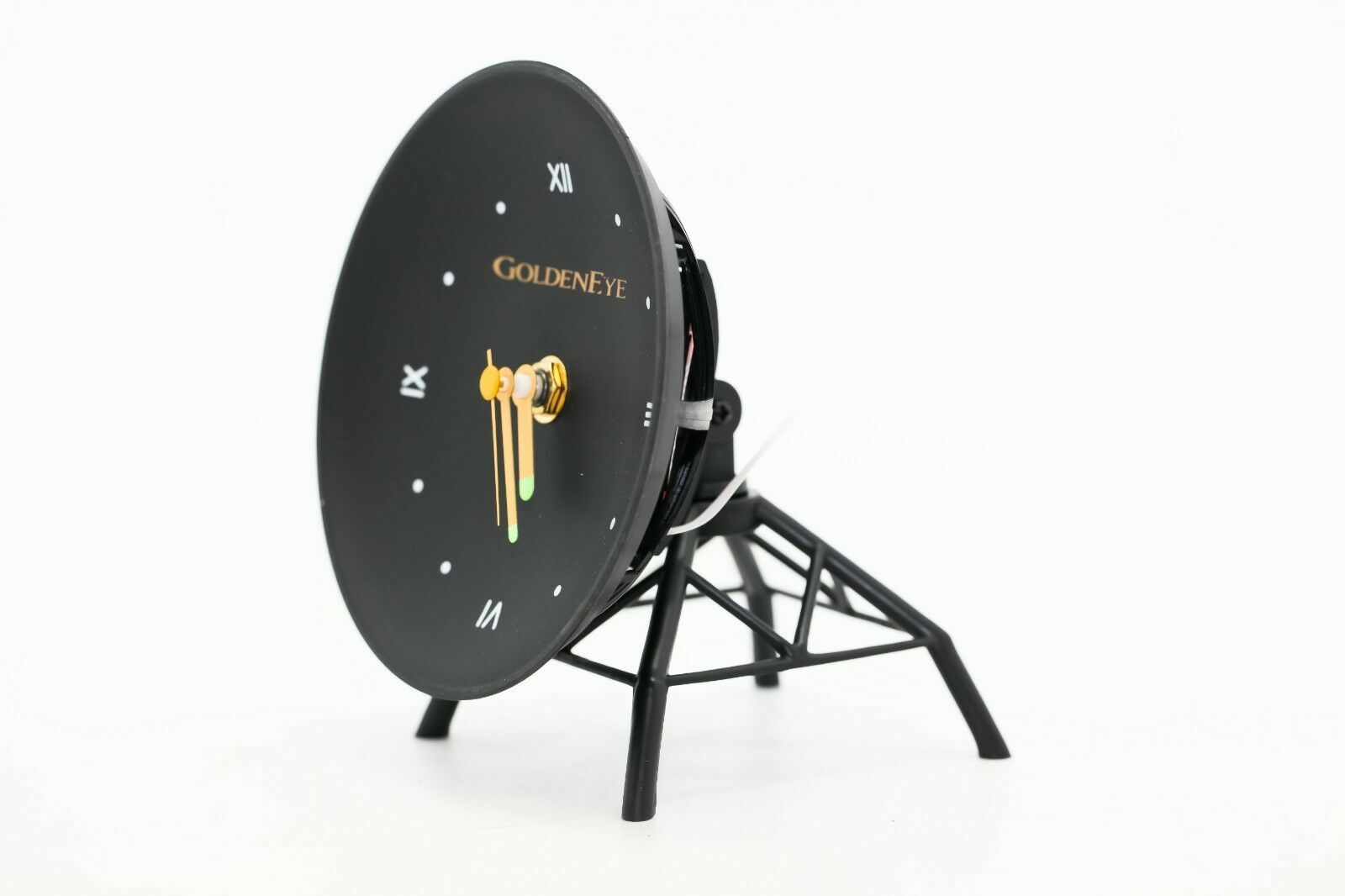 Time Satellite Junior Desk Clock James Bond GoldenEye Theme Radar Souvenir Movie