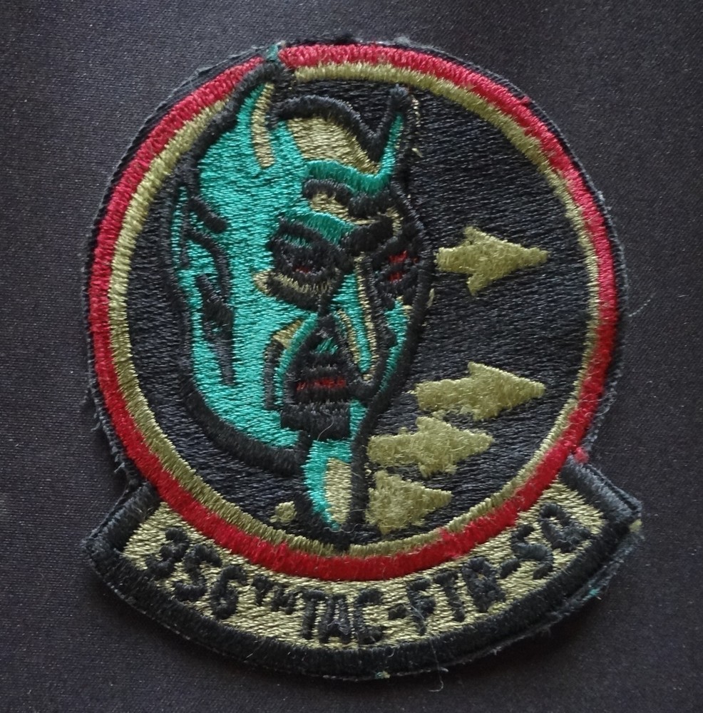 Vietnam Us Airforce 356th Tactical Fighter Squadron Patch No Glow