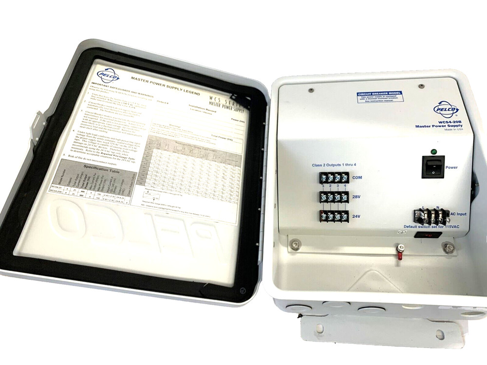 PELCO HD FOR SECURITY SYSTEMS WCS4-20B  USED GOOD CONDITION.