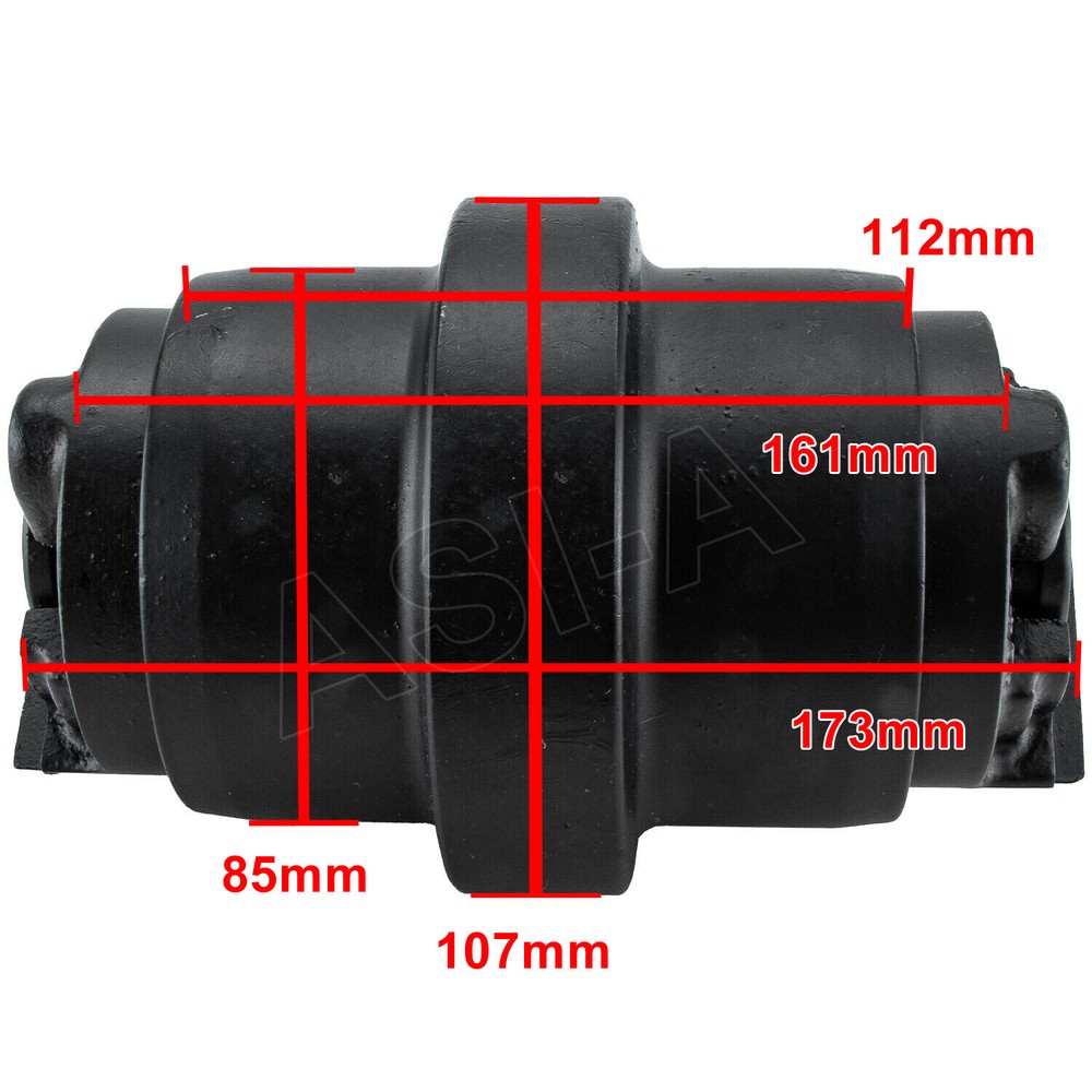 2 Pcs Bottom Rollers Fits John Deere 27D Excavator Undercarriage US