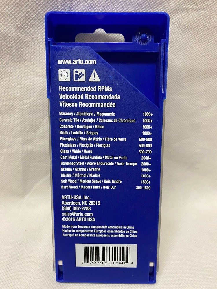 ARTU QUICK CONNECT MULTI-PURPOSE DRILL BIT SET 6 PCS 01540