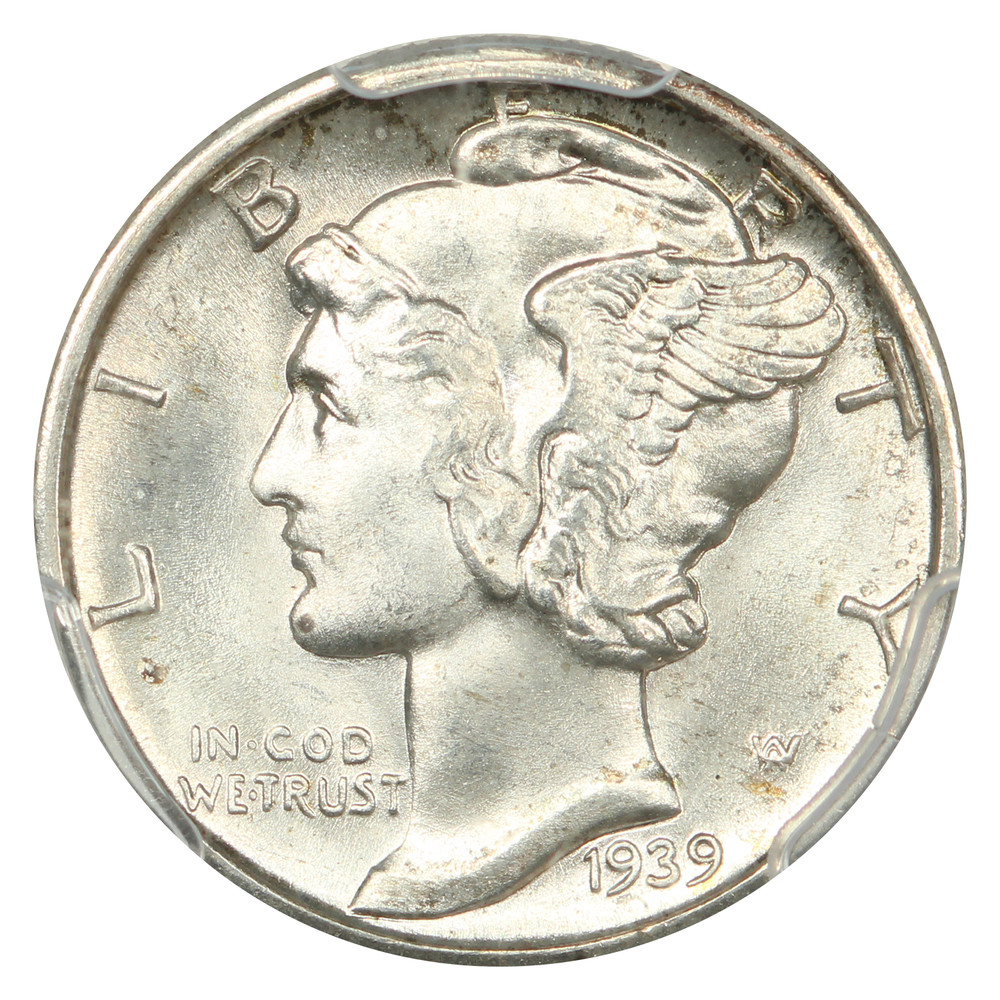 1939-D 10C PCGS MS66 - Mercury Dime