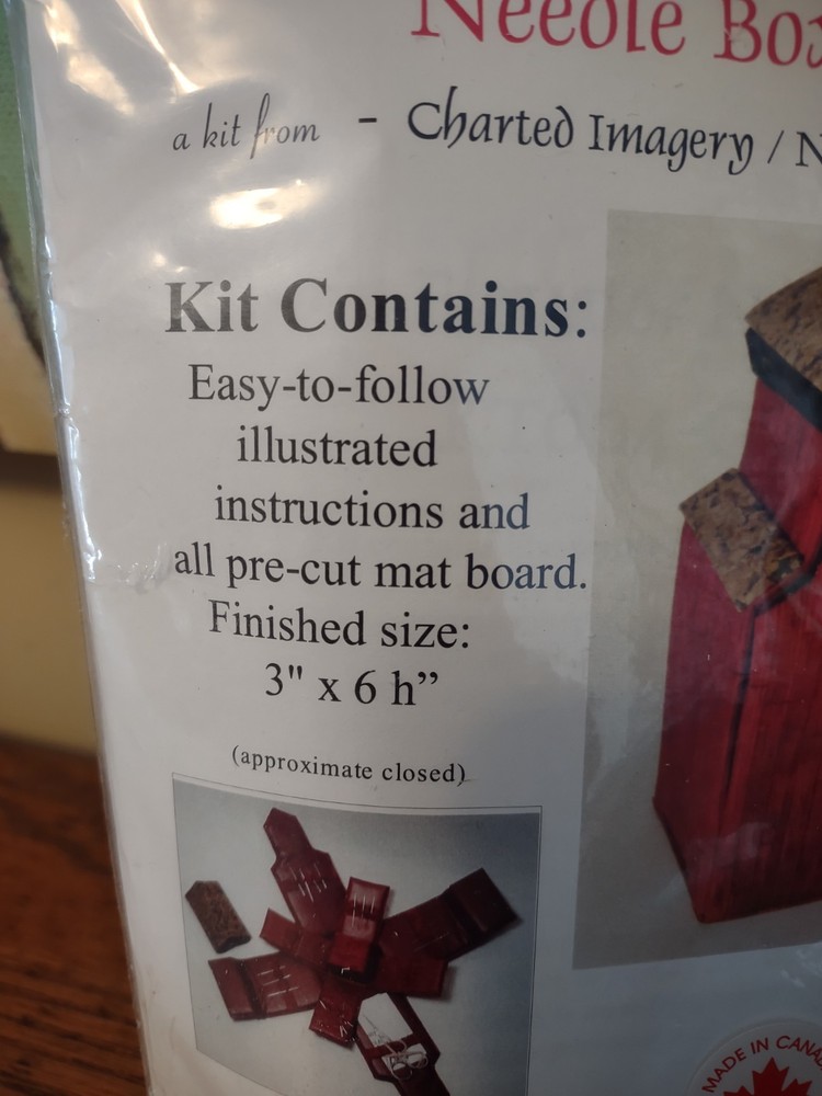 Grain Elevator Needle Box Kit Sewing Craft Storage PMQuilting Storage