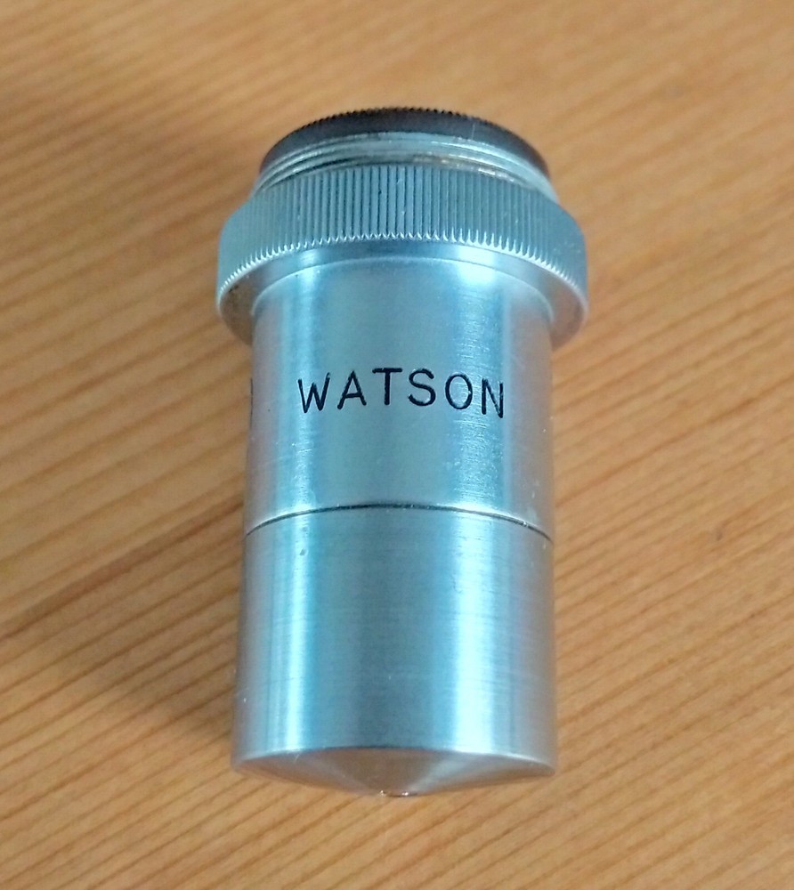 Watson X90 FLUORMET 2MM 1.30 O.I. Microscope Objective, RMS Mount + Keeper