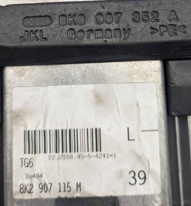 2009-2012 Audi A4 B8 2.0T Engine Control Module Unit ECU ECM 8k2907115