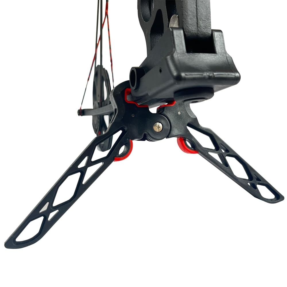 Archery Bow Stand Folding Compound Bow Stands Bow Jack Limbs Clamp Kickstand