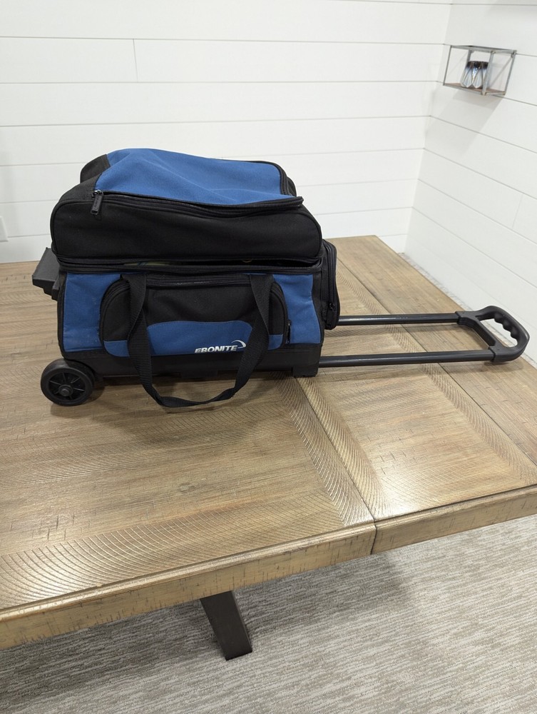 Ebonite Two Ball Roller Bag With Two Balls-Please Read!