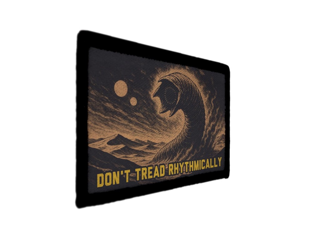 Don't tread Rhythmically Sand Dune Worm Patch Sew on [sub]