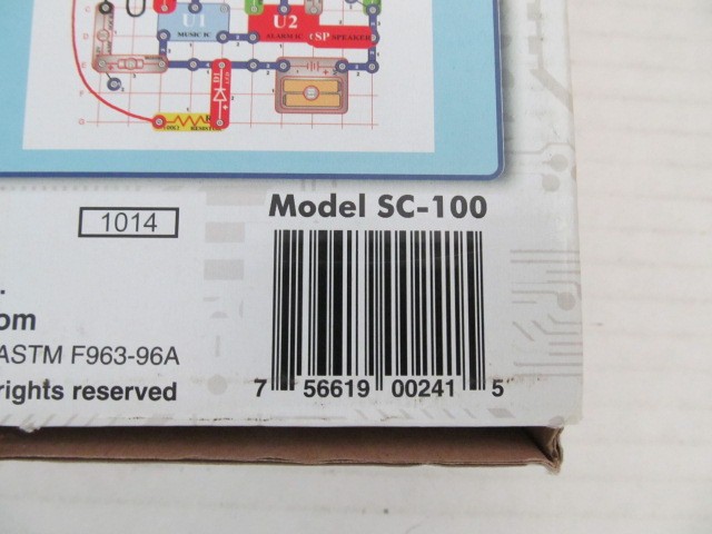 Elenco Snap Circuits Jr. SC-100 w 100 Exciting Electronics Projects, Complete