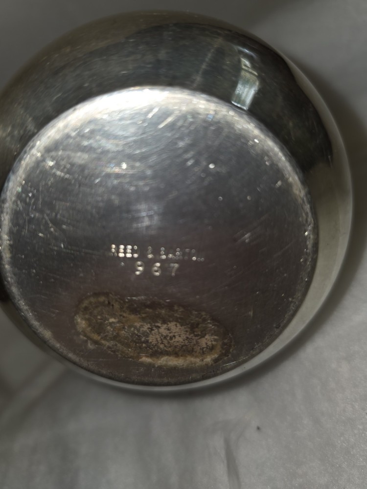 Milk Pitcher, 967 Silver Plated, Reed& Barton. 5" Tall