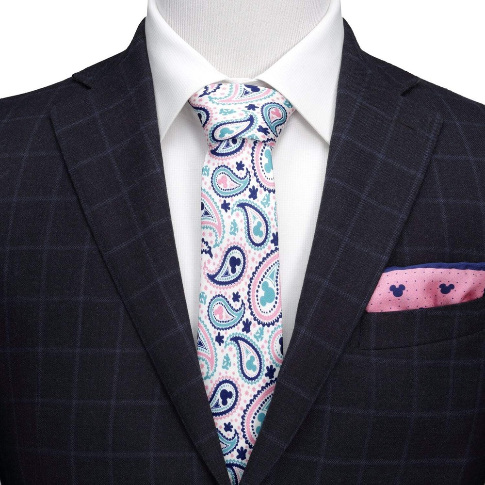 Disney Mickey Mouse Paisley Multi Men's Tie