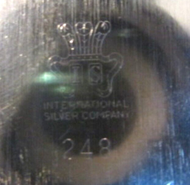 International Silver Company Candy Dish Wine Bottle Holder