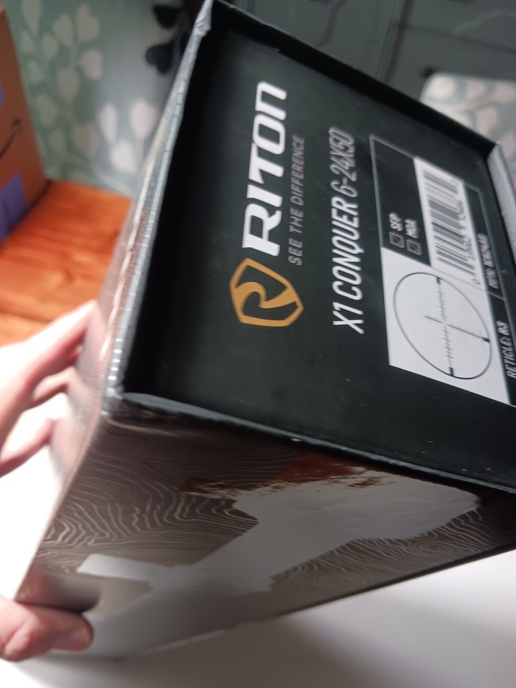 Box Only Riton X1 Conquer 6-24x50 Scope Box Only