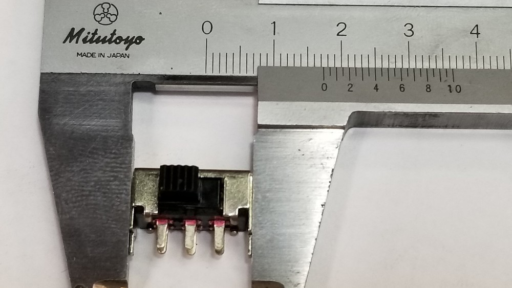 Micro Slide Switch, 6 pin, PC Mount, COMAX6